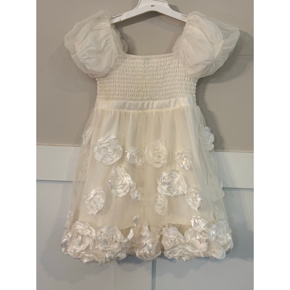 Girls Nannette & Co. Ivory Formal Dress 3T - Picture 2 of 4